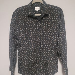 Pike cone print button up
